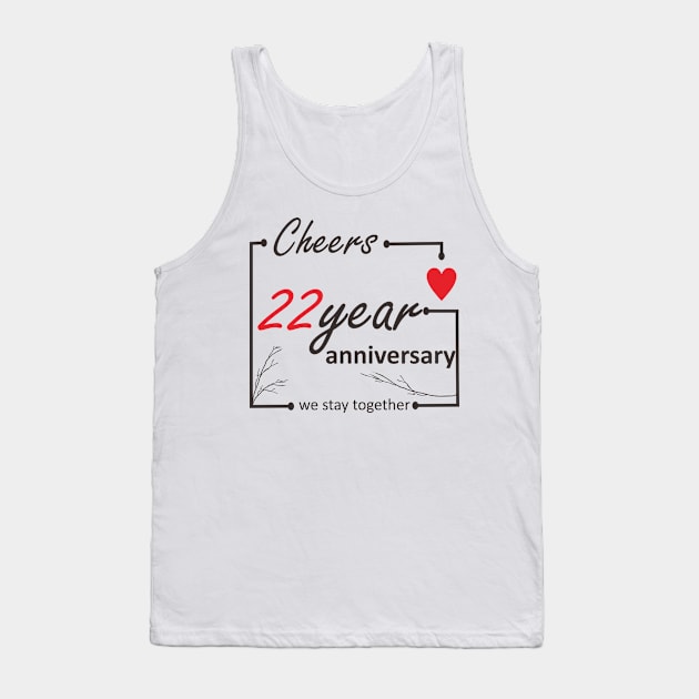 22 Year anniversary Tank Top by ezhar.v.b